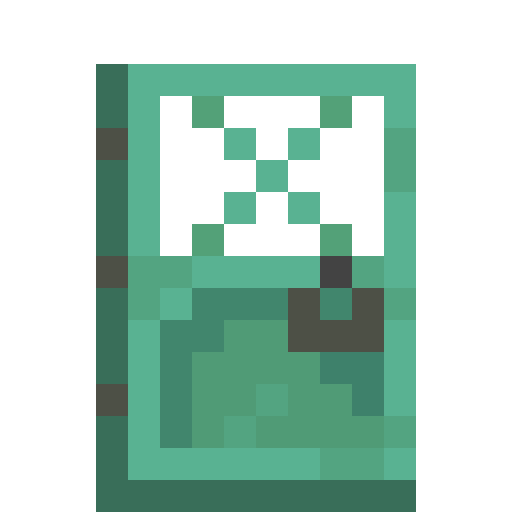 Minecraft Oxidized Copper Door PNG