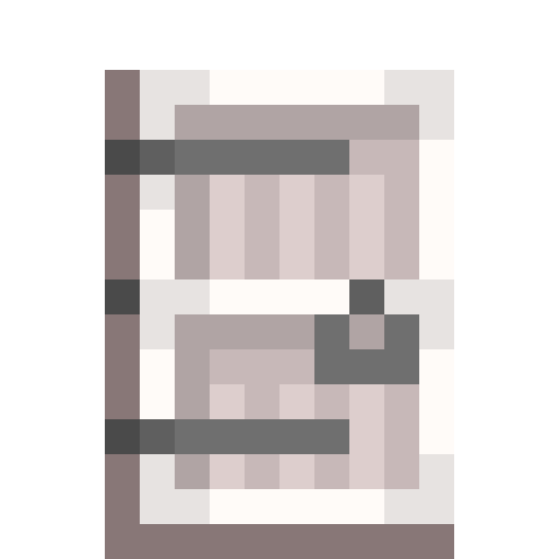 Minecraft Pale Oak Door PNG