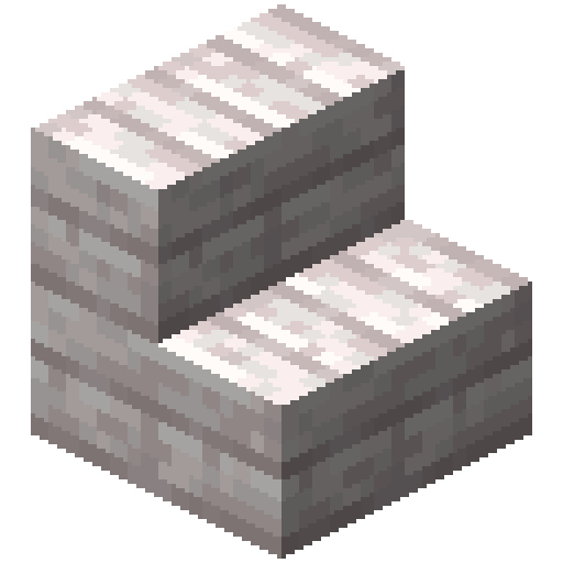 Minecraft Pale Oak Stairs PNG