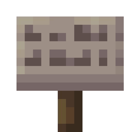 Minecraft Poplar Sign PNG