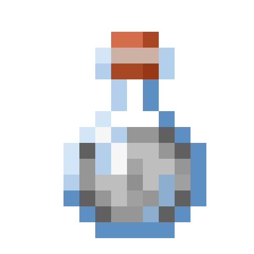 Poción de invisibilidad de Minecraft en PNG