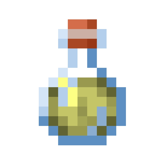 Poción de salto de Minecraft en PNG