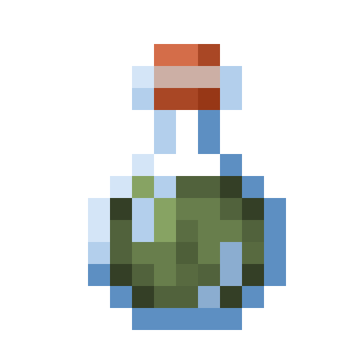 Poción de veneno de Minecraft en PNG