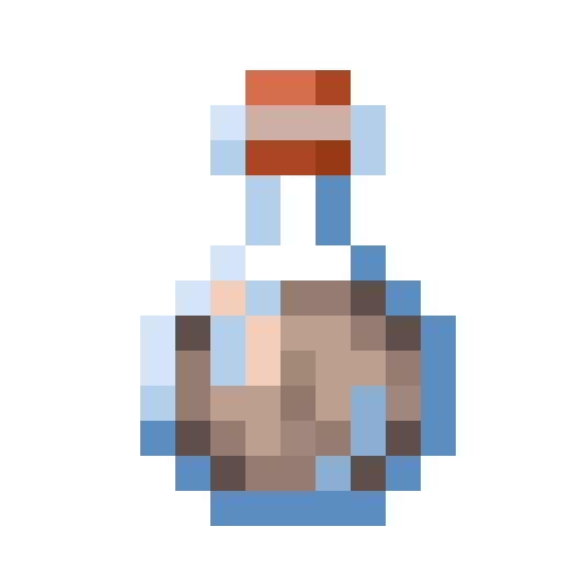 Poción de caída lenta de Minecraft en PNG