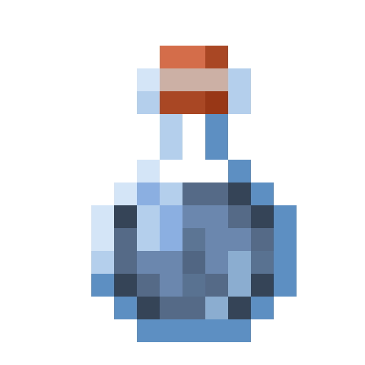 Poción de lentitud de Minecraft en PNG