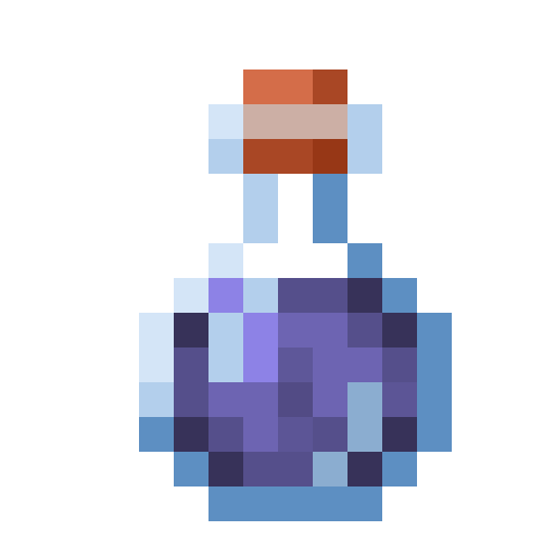 Poción del maestro tortuga de Minecraft en PNG