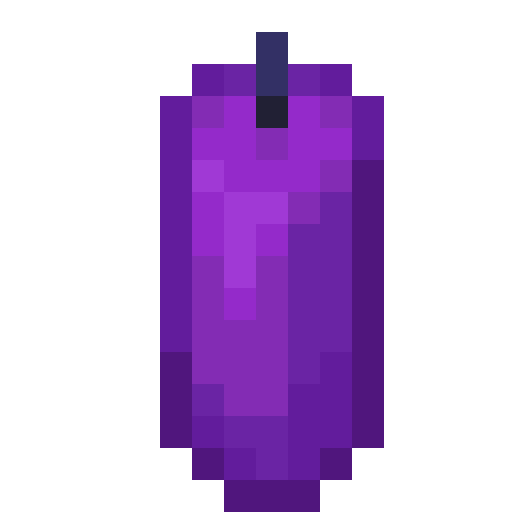 Minecraft Purple Candle PNG