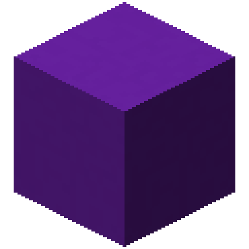 Minecraft Purple Concrete PNG