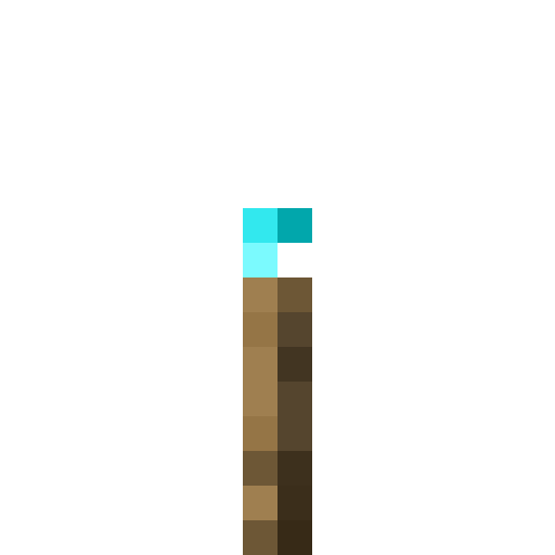 Minecraft Soul Torch PNG