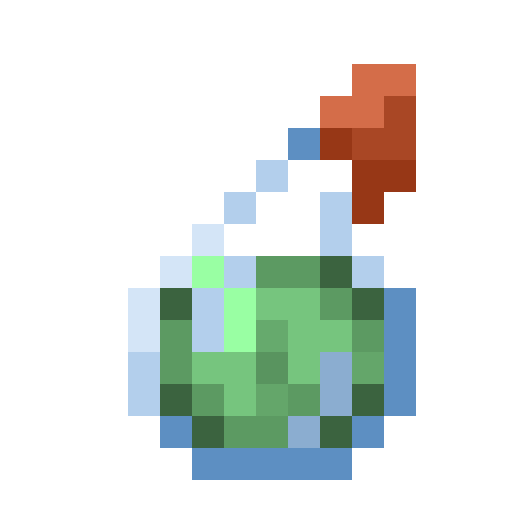 Minecraft Splash Potion of Oozing PNG