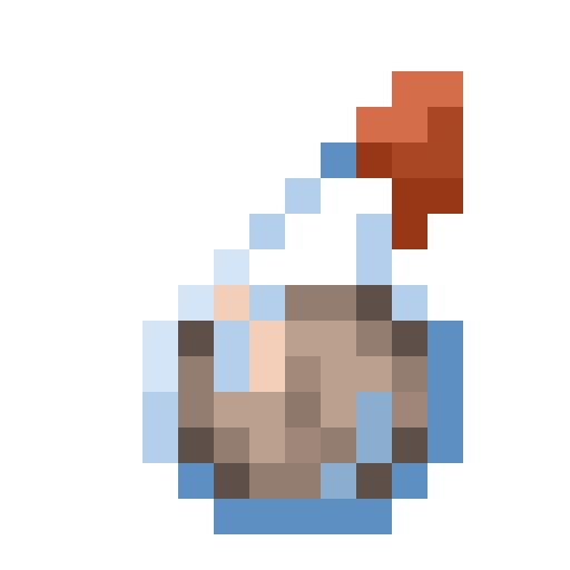 Minecraft Splash Potion of Slow Falling PNG