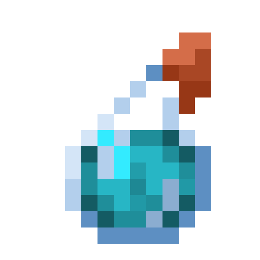 Minecraft Splash Potion of Swiftness PNG