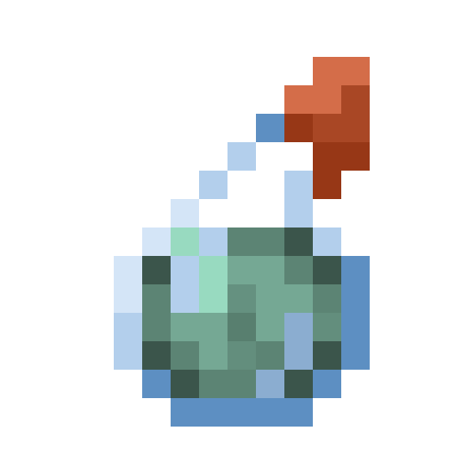 Minecraft Splash Potion of Water Breathing PNG