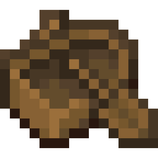 Minecraft Spruce Boat PNG