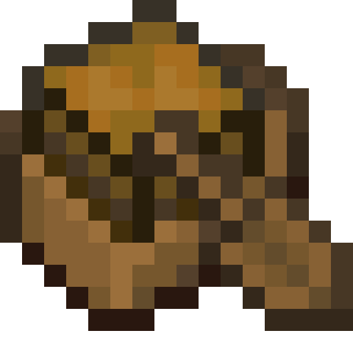Minecraft Spruce Boat with Chest PNG