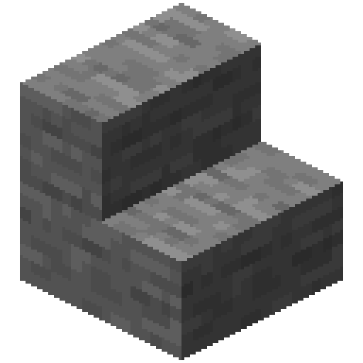Minecraft Stone Stairs PNG