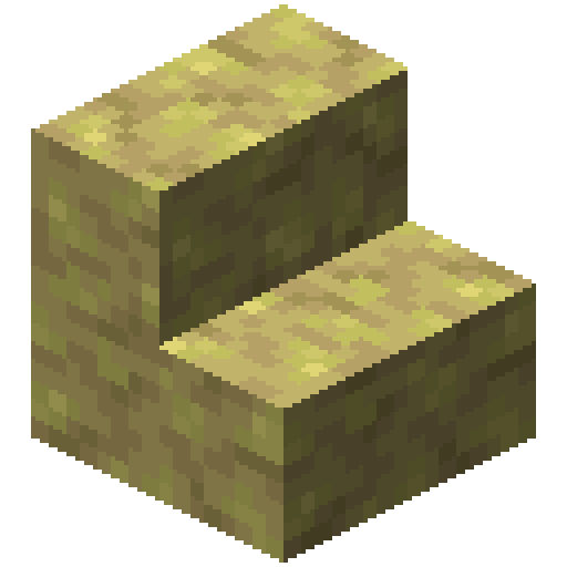 Minecraft Sulfur Stairs PNG