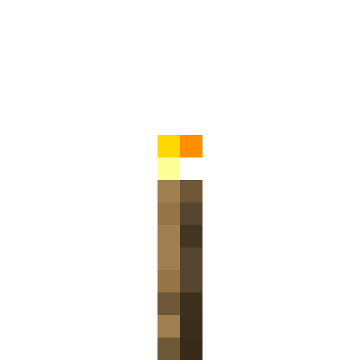 Minecraft Torch PNG