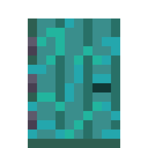 Minecraft Warped Door PNG