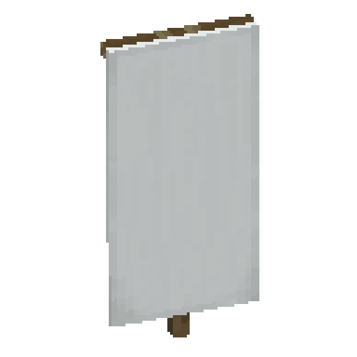Minecraft White Banner PNG