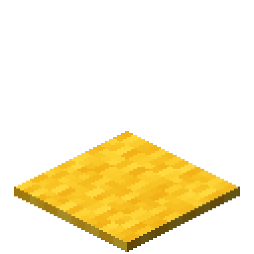 Minecraft Yellow Carpet PNG
