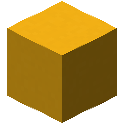 Minecraft Yellow Concrete PNG
