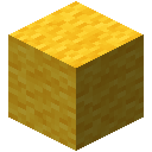 Minecraft Yellow Wool PNG